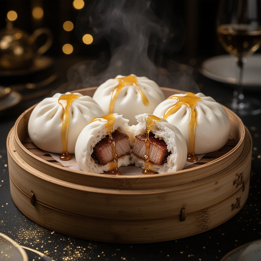 Baozi au Porc Laqué